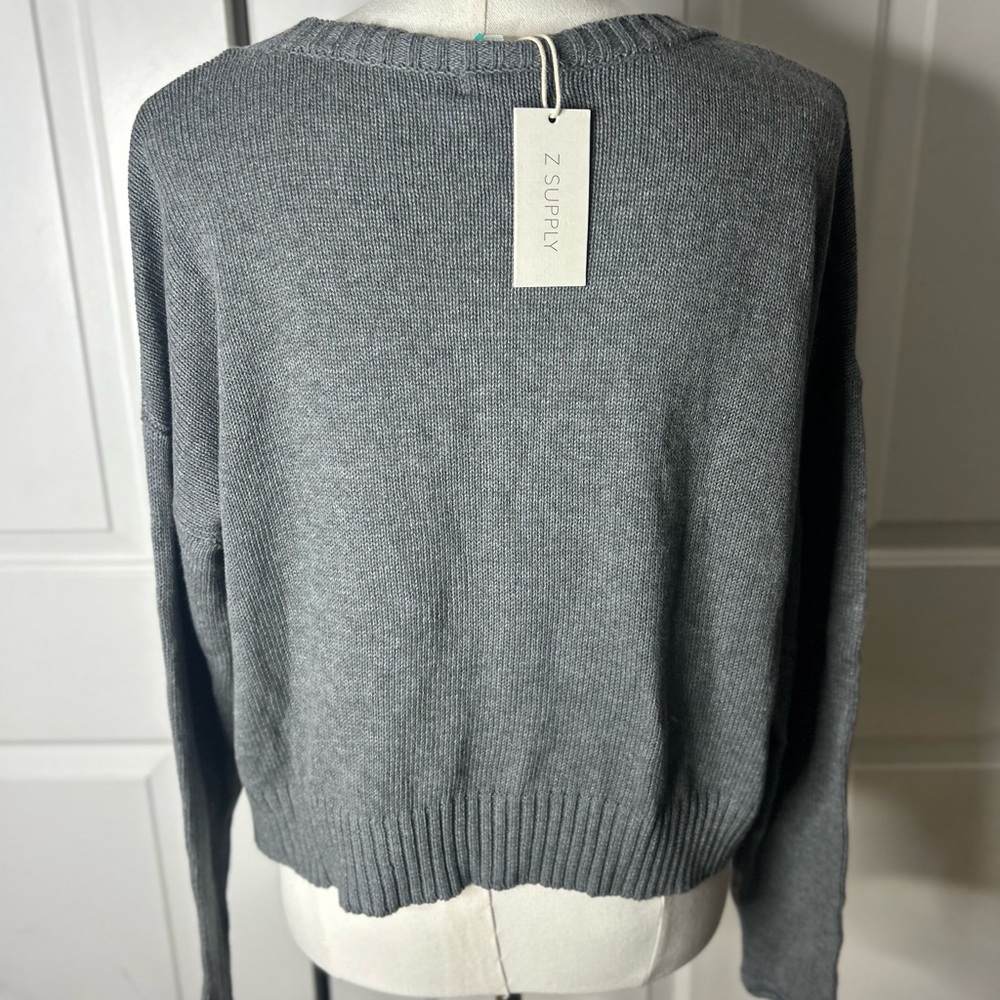 NWT (size small) Z SUPPLY Loreign Slogan Sweater - Picture 6 of 8